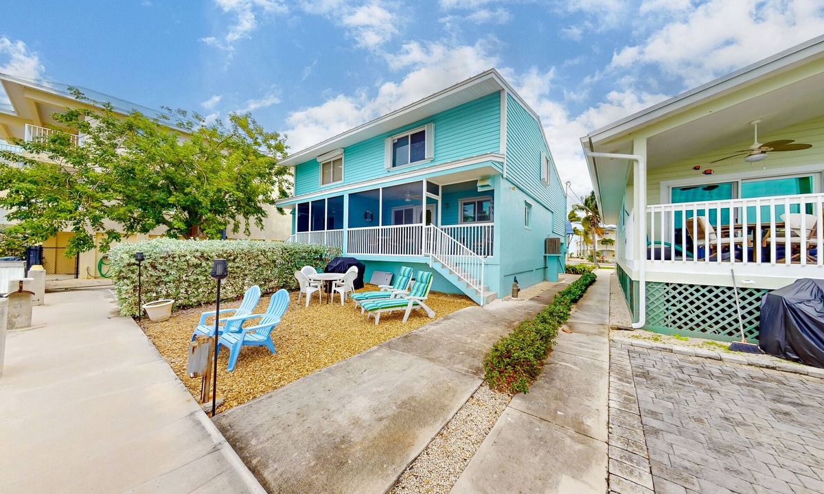 Key Colony Beach House | Canal-front home with Cabana Club access, water view, & private W/D