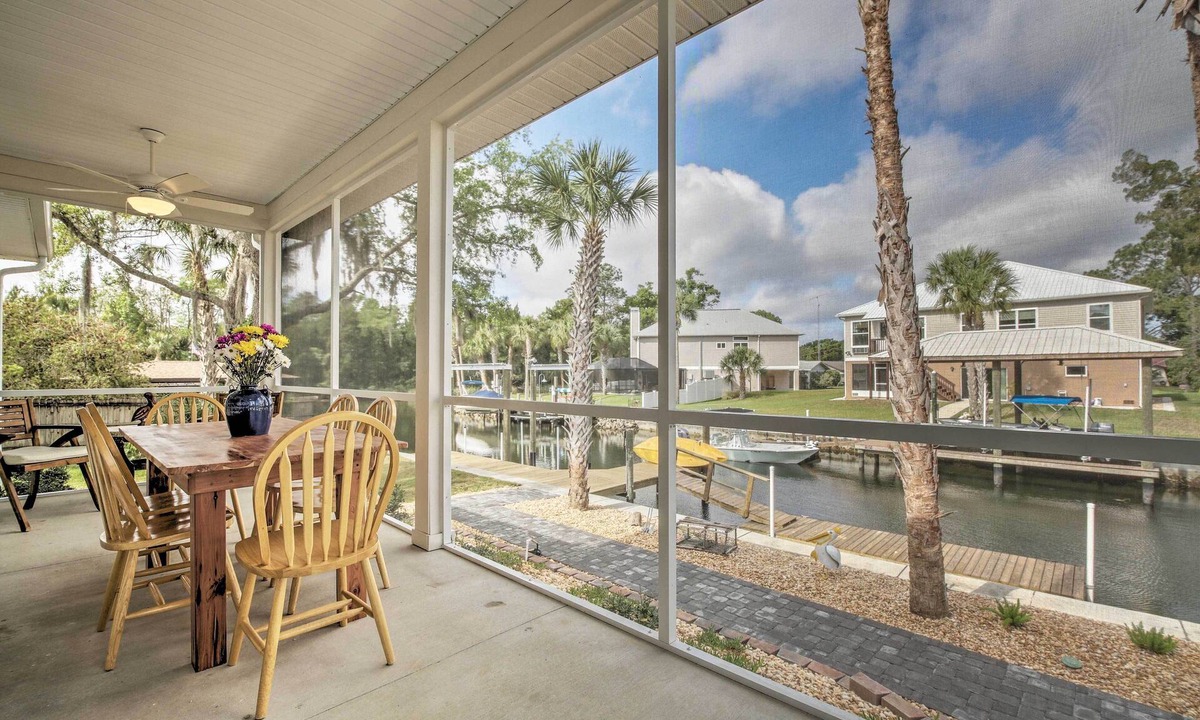 Indian Waters House | Canal-Front Home w/Boat Dock in Crystal River