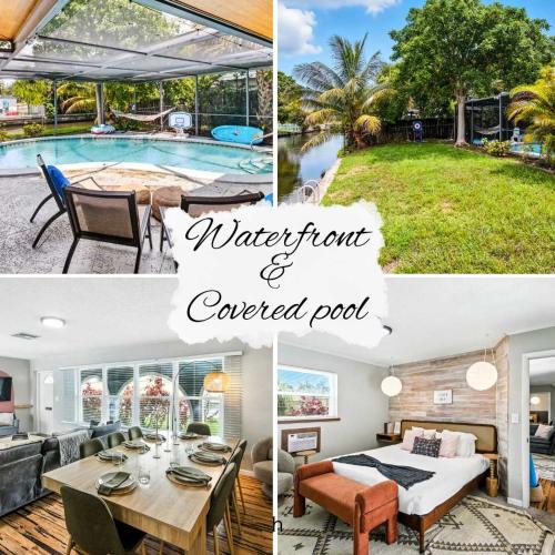 Fort Lauderdale House | Canal views featuring indoor pool