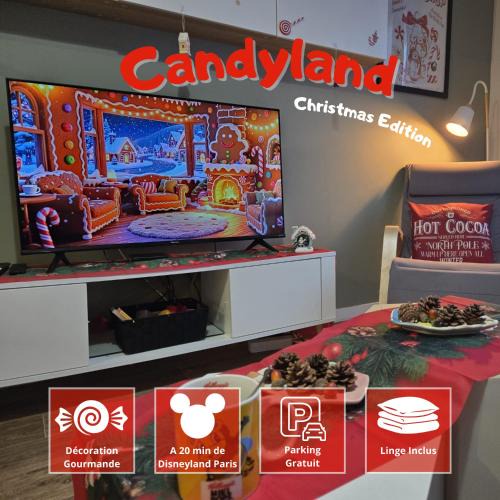 Meaux Apartment | Candyland-20min Disney-Famille