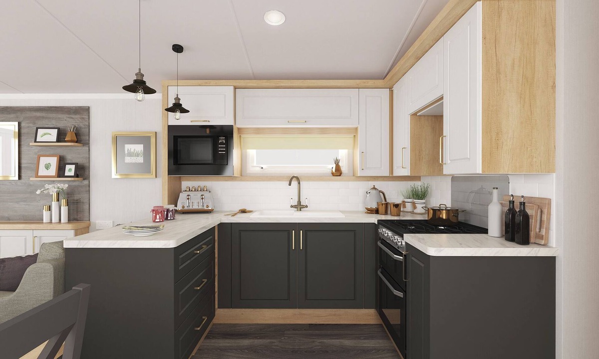 Waren Mill House | Caravan with one double and one twin.