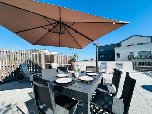 Les Hauts de Saint-Aubin Apartment | Casa Botanica : Rooftop1