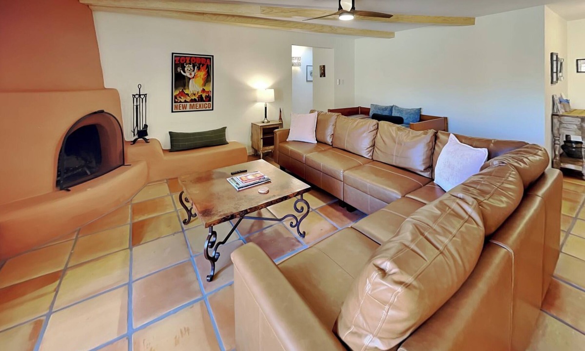 Santa Fe House | Casa Calabaza | Fenced Yard, Fire Pit