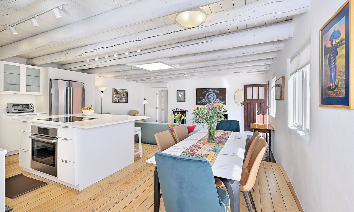 Historic Eastside House | Casa Cielo: Luxury 2 Bedroom Adobe Home; AC - Historic Location - Monthly Rental