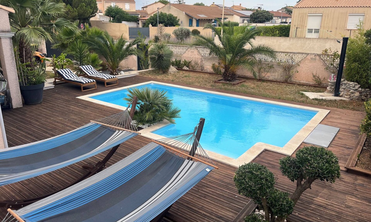 Vic-la-Gardiole House | Casa da luz villa standing swimming pool sauna jacuzzi