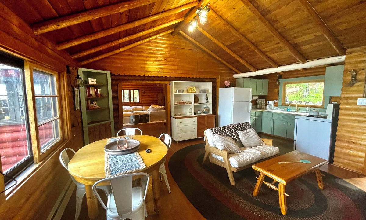 Eagle River Cabin | Casa de Campo, a magical log cabin nestled in the woods directly on the lake.