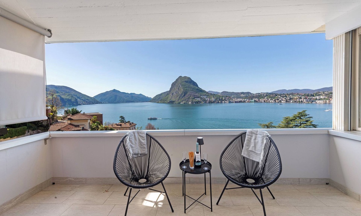 Lugano Apartment | Casa Serenella Splendid Lake view, Lugano, Switzerland