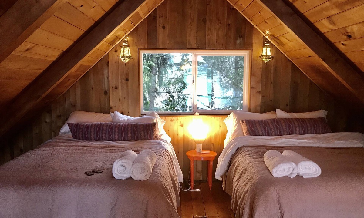 Longbranch Cabin | Cedar A-Frame with sunset views over the cove