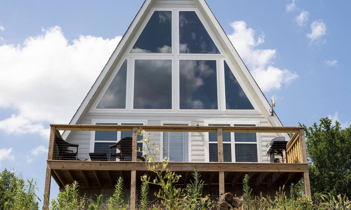 Morrilton Cabin | Cedar Falls Modern A-frame on Petit Jean Mountain