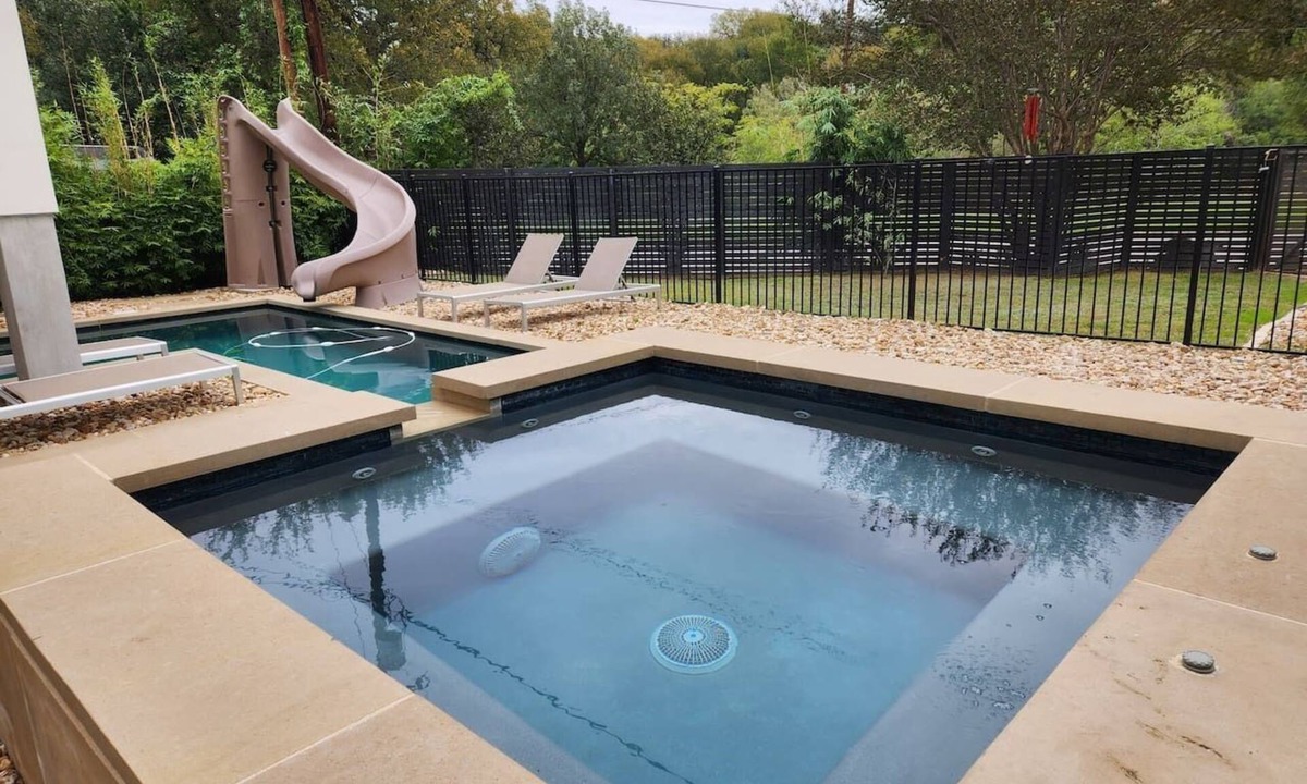 Austin House | central contemporary POOL and SPA being remodeled Feb/Mar