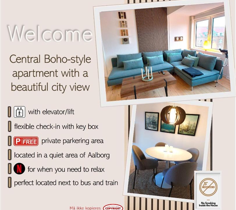 Aalborg Apartment | Central Nordic style apartment in Aalborg