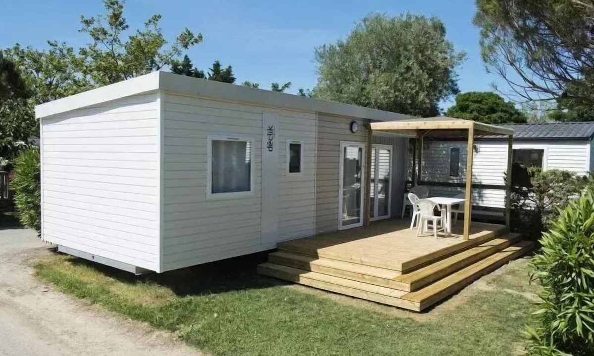Torreilles House | Chadotel Le Trivoly * - C- Mobile home Baltic air conditioned - 3 bedrooms 6 persons