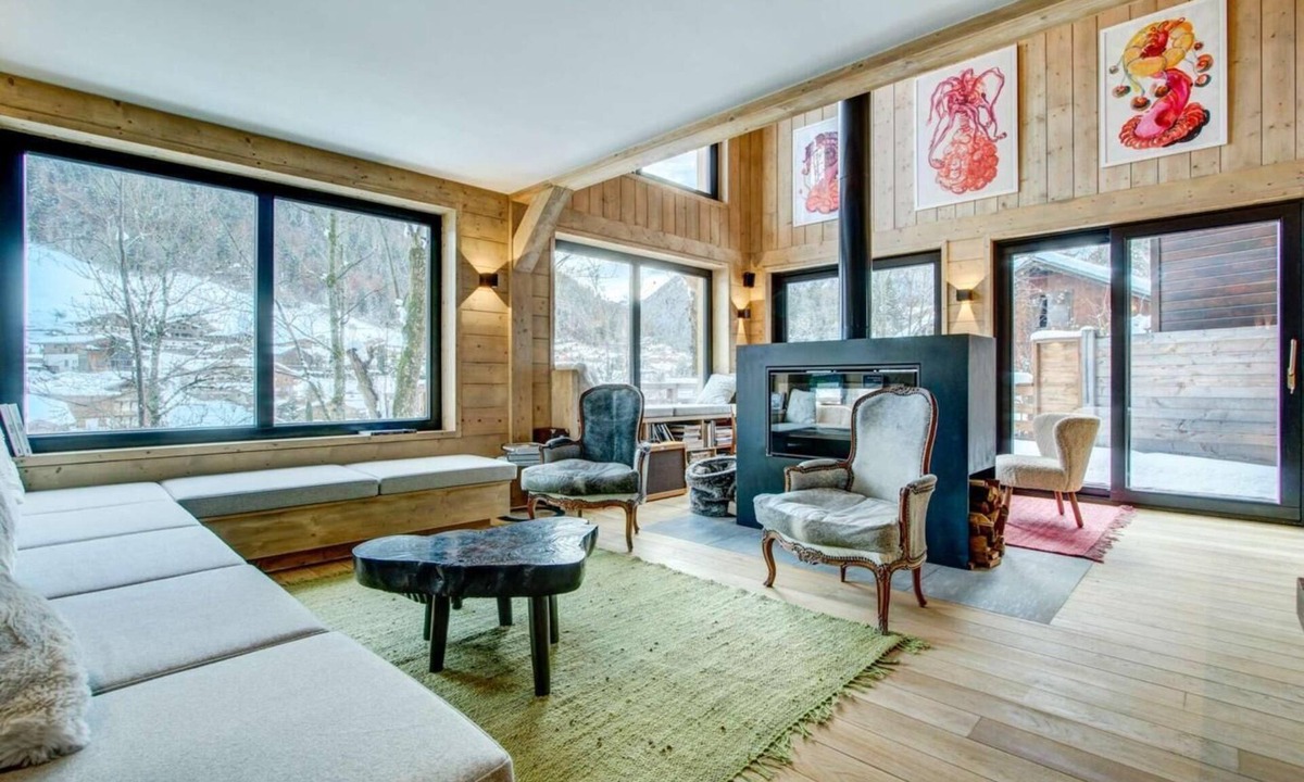 Morzine Ski Chalet | Chalet, 2nd floor, view mountain, fitness, swimming pool, sauna, terrace, fireplace or stove, tv