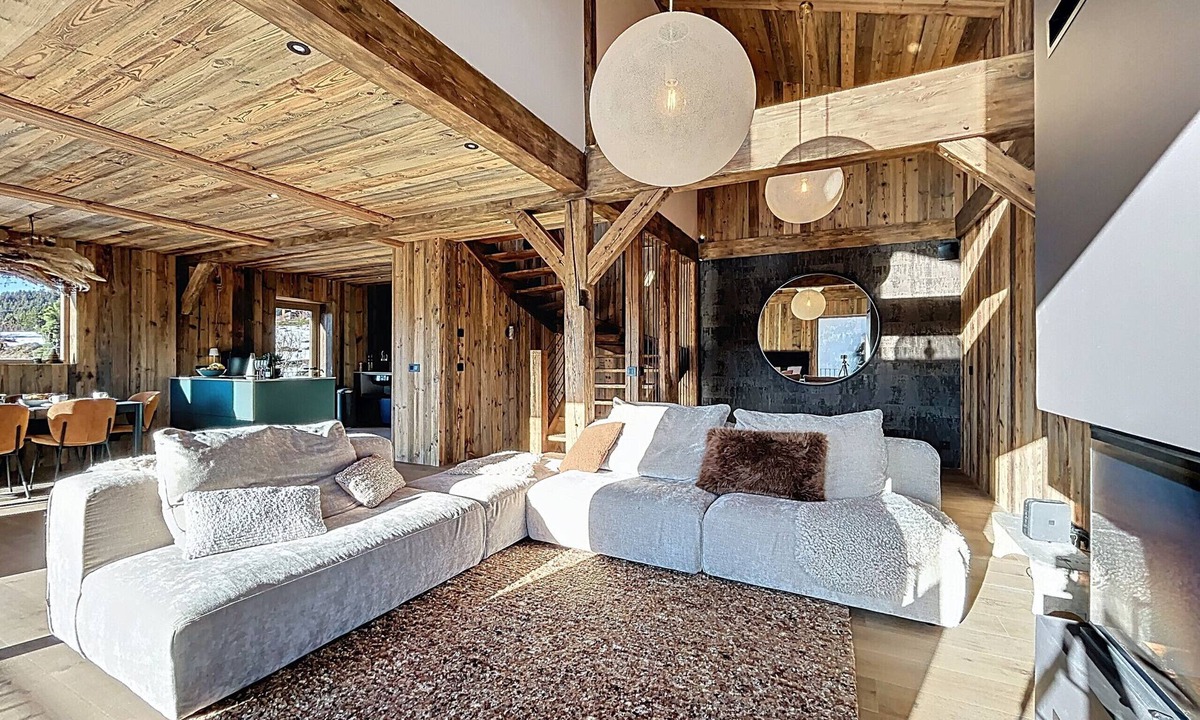 Les Gets Ski Chalet | Chalet Cagou - Les Gets - Mont-Blanc view