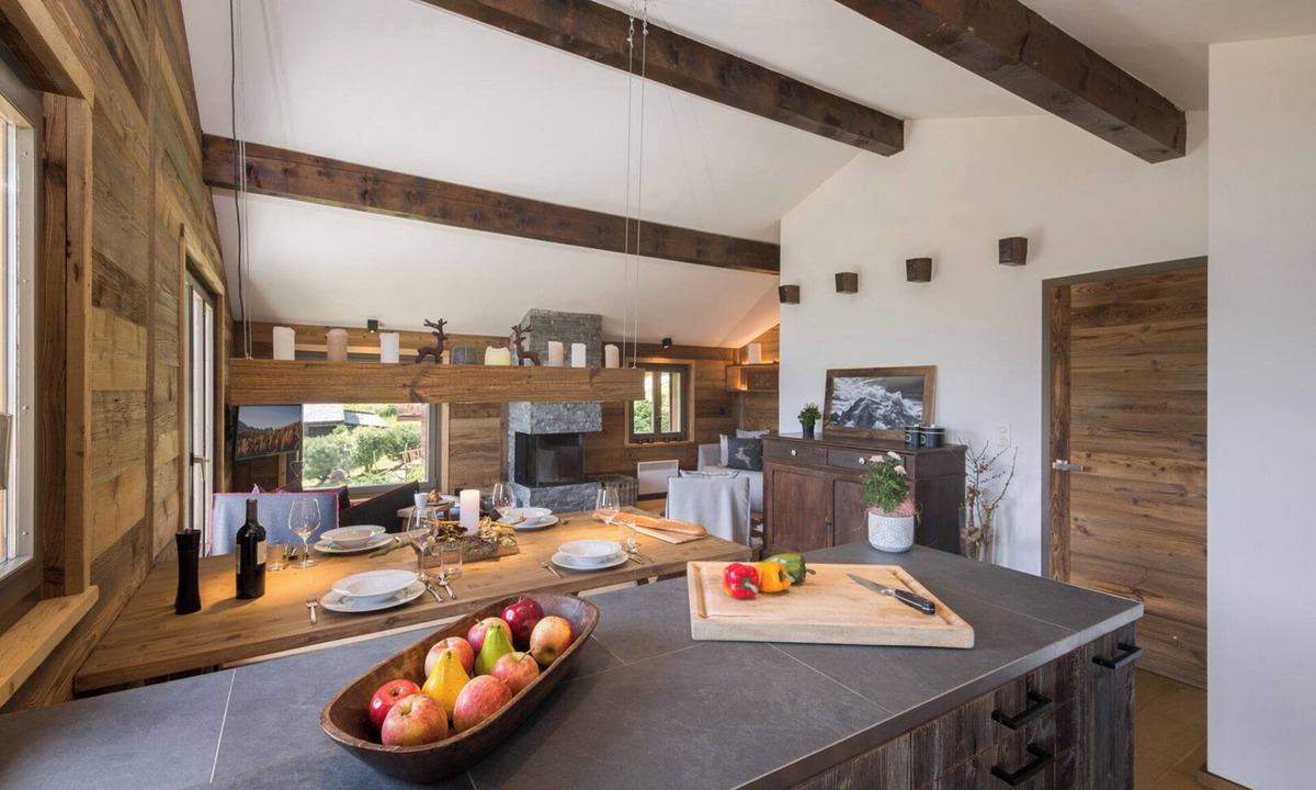 La Tzoumaz Ski Chalet | Chalet Capricorne Alpine Chique Sauna
