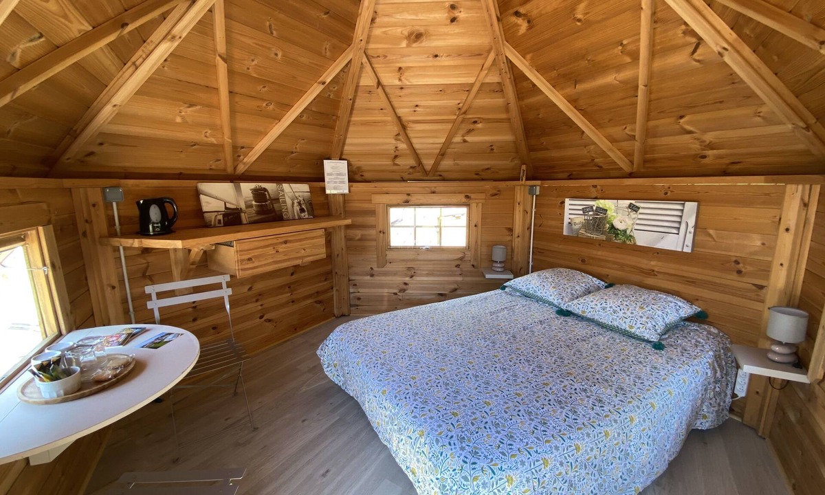 Jard-sur-Mer Cottage | Chalet en Bois "kota Finlandais" 2 Pers Dans Résidence de Charme
