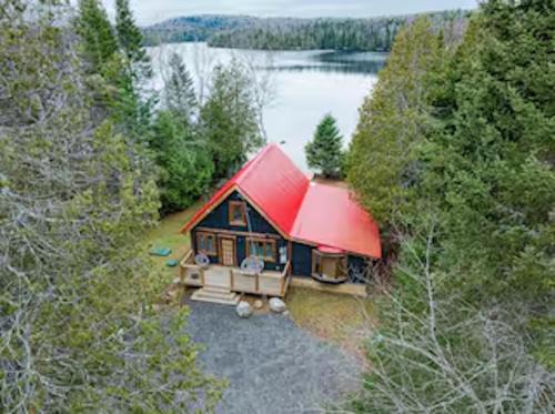 Nominingue Ski Chalet | Chalet familial forêt & kayak