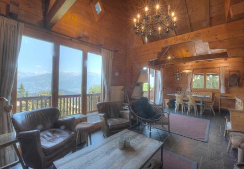 Anzere Ski Chalet | Chalet Isbane a Anzere avec vue sur les Alpes
