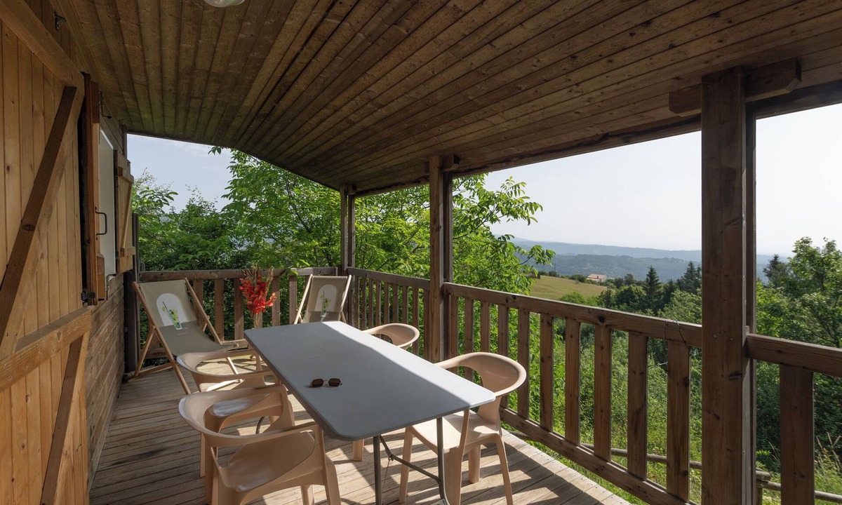 Gravieres House | Chalet 'Jordan - Mas Lachamp' with Mountain View, Shared Pool and Air Conditioning