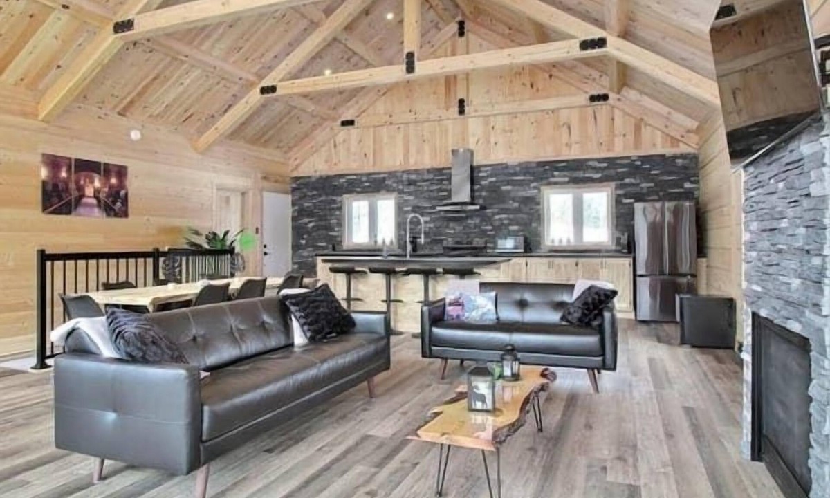 Saint-Philemon Ski Chalet | Chalet l'Amical Scandinave avec Spa