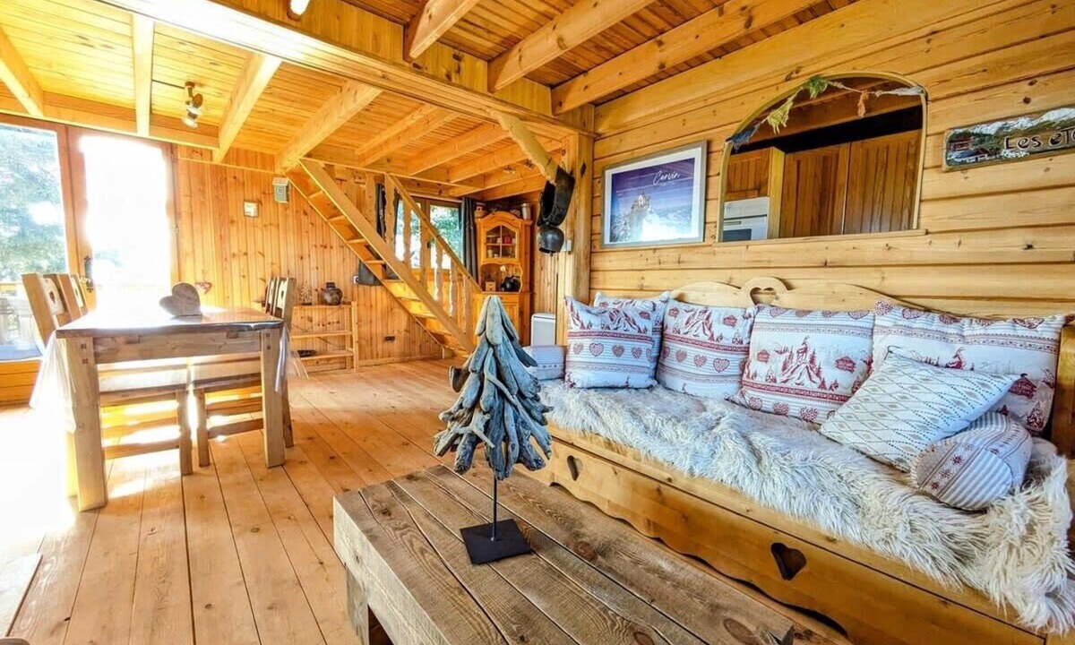 Pugny-Chatenod Ski Chalet | Chalet Les étoiles, vue Mont Blanc*