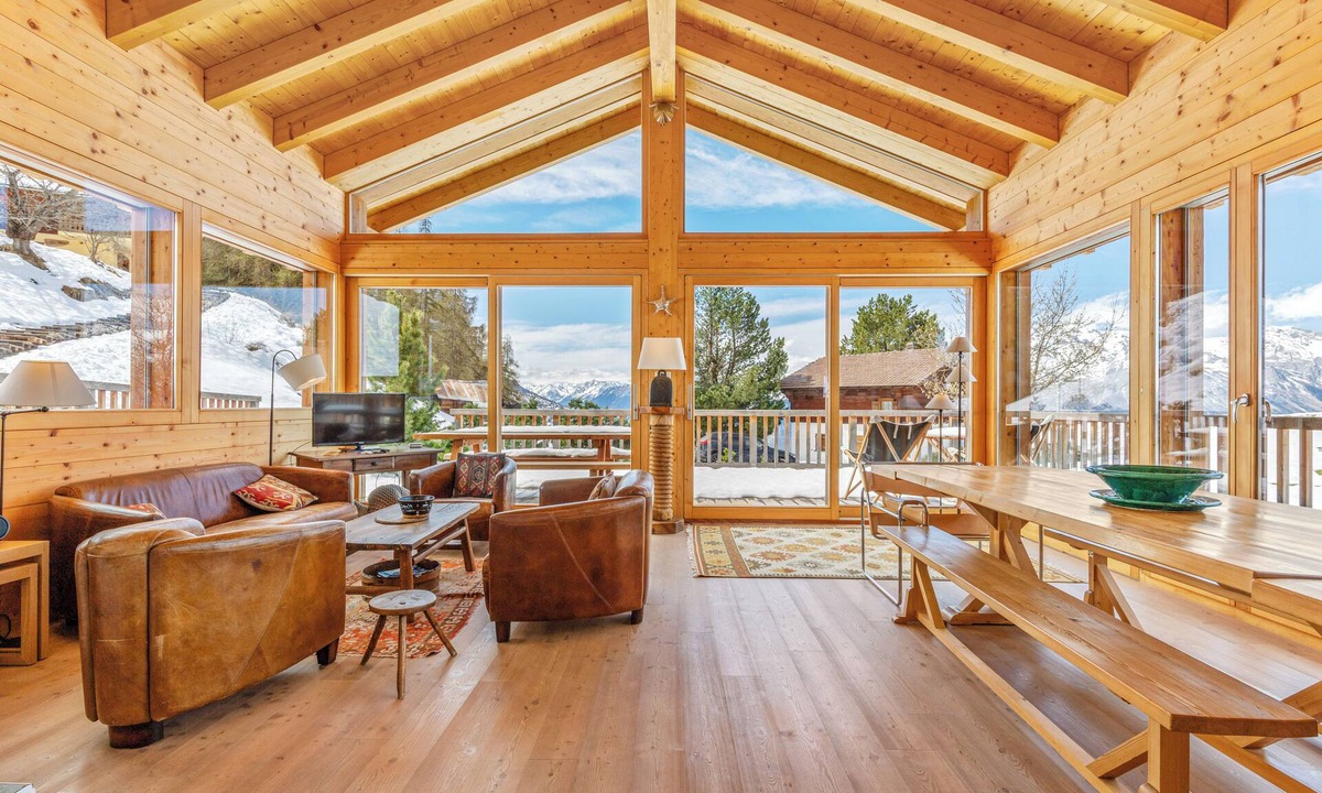 Sion Ski Chalet | Chalet Magrappé, direct access to the piste