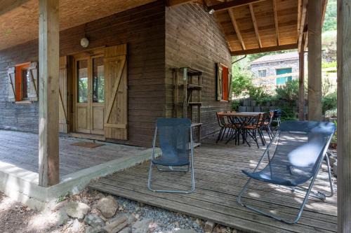 Darbres House | Chalet Orange - Piscine Partagée