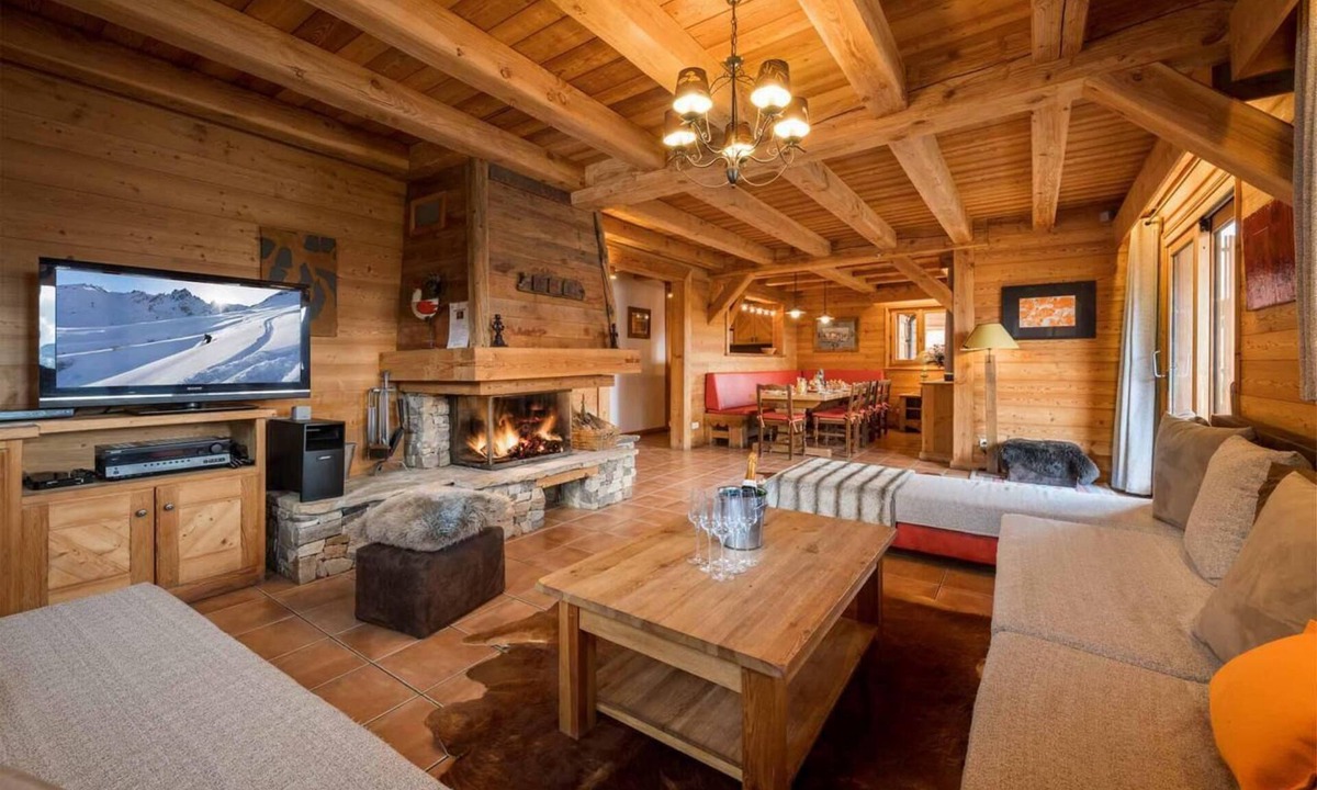 Cognet Ski Chalet | Chalet, view ski slopes, sauna, balcony, fireplace or stove, parking, tv, 150m², Alpe d'Huez