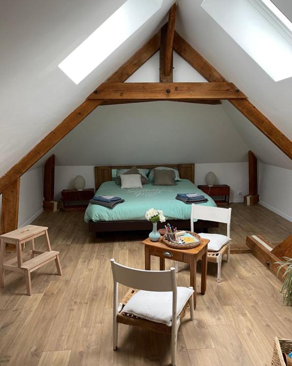 Freneuse Bed & Breakfast | Chambre ambiance campagne chic