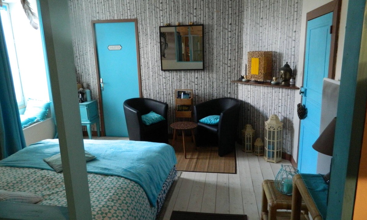 Saint-Maurice-la-Fougereuse House | Chambre Bleue ou zen