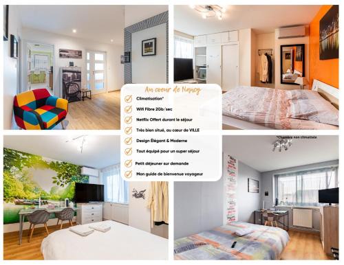 Saint Nicolas - Charles III - Ville vieille - Trois Maisons - Leopold Bed & Breakfast | Chambre d'hôtes Au Coeur De NancyB&B proche gare de Nancy