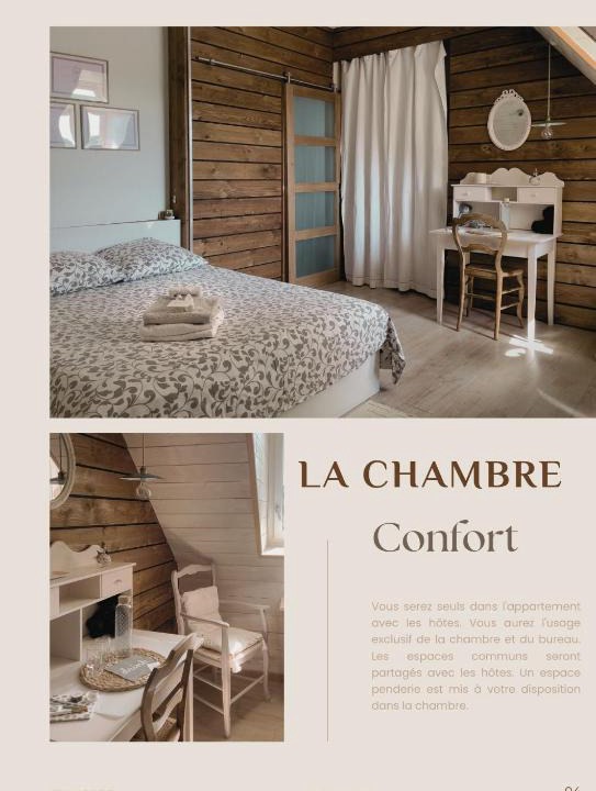 Charolles Bed & Breakfast | Chambre et bureau