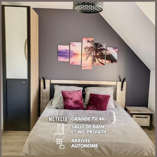 La Victoire - Les Marechaux House | Chambre Rêve - SDB WC Privatif - Entrée autonome - Grande TV NETFLIX