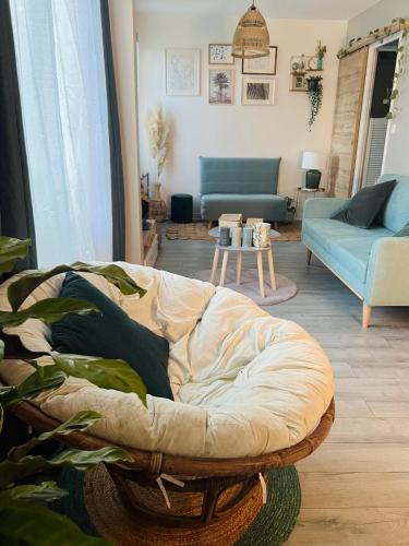 Pont des Demoiselles-Montaudran-La Terrasse Apartment | Charmant & Cosy T2 Toulousain