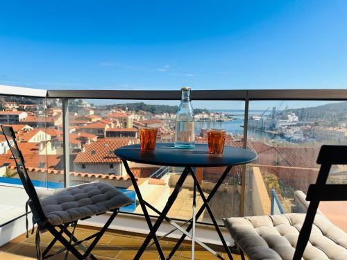Port-Vendres Apartment | Charmant studio à Port-Vendres avec terrasse et parking - FR-1-309-263