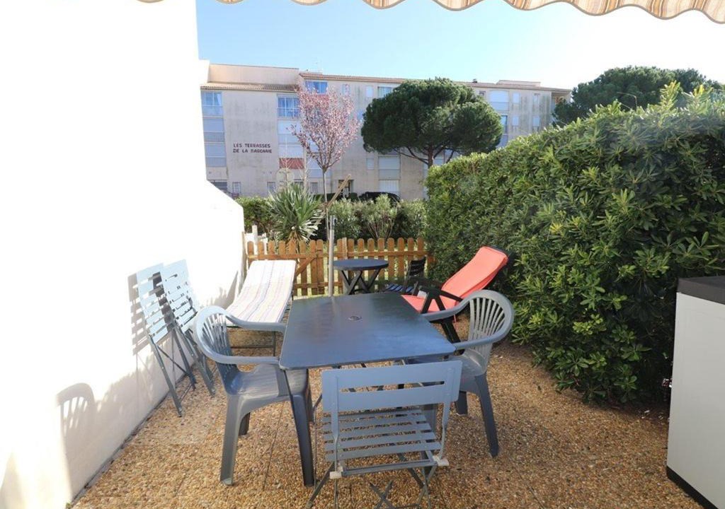 Le Grau-Du-Roi Apartment | Charmant Studio Cabine avec Jardin - Proche Plage et Commerces - Parking Sécurisé - FR-1-307-118