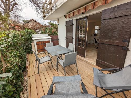 Arcachon Apartment | Charmant Studio Cabine avec Grande Terrasse et Proximité Plage à Arcachon - FR-1-420-125
