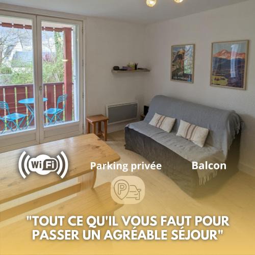 Esquieze-Sere Apartment | Charmant T2 wifi parking gratuit 4 personnes