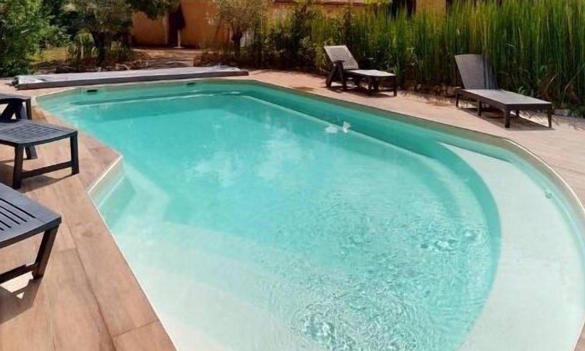 Saint-Laurent-des-Hommes House | Charming house with wooded grounds & saltwater pool.