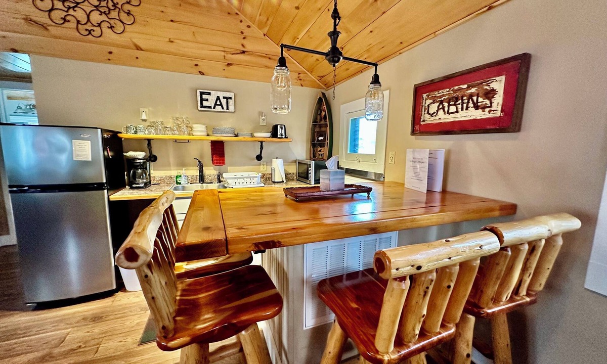 Town of Webb Cottage | Charming 1-Bedroom Cottage with wood-burning fireplace