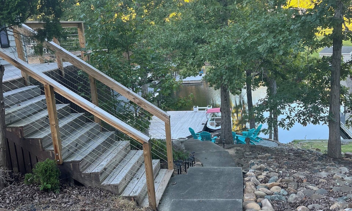 Semora House | Charming 4-bedroom 3-bath house on beautiful Hyco Lake with boat dock.