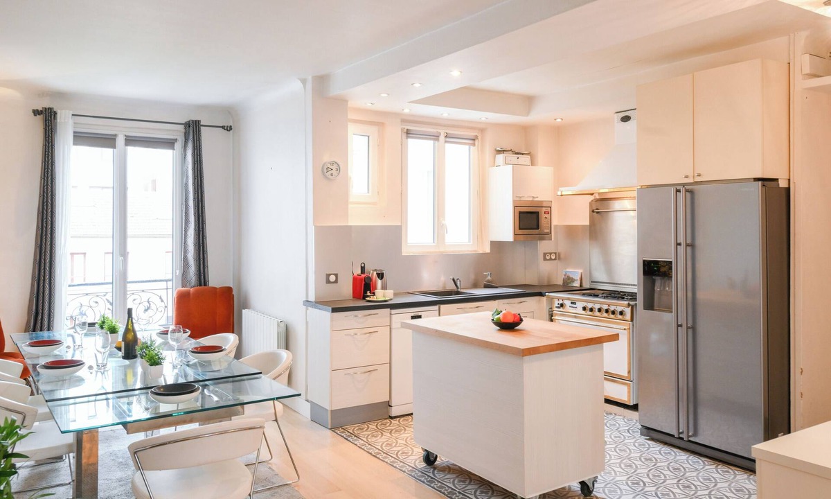 Gare Apartment | Charming 90m² François Mitterrand Library, 6 pers, 13th ard
