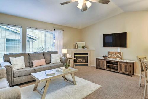 Abbott Loop House | Charming Anchorage Townhouse w/Fire Pit!
