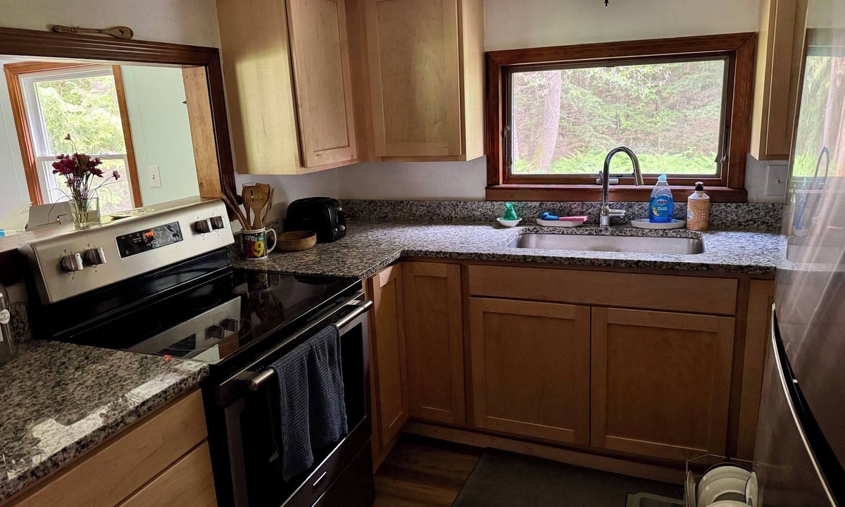 Denmark Cabin | Charming cabin,Lake access, Serene setting! Backyard bubbling brook!Pets welcome