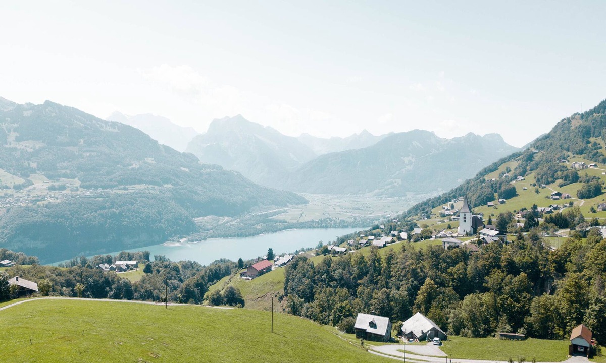 Amden Apartment | Charming Family Apartment with Mountain View in Amden, Switzerland