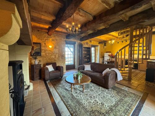 Meyrals House | Charming gîte 2-4p with heated pool & terrace - Le Bleuet