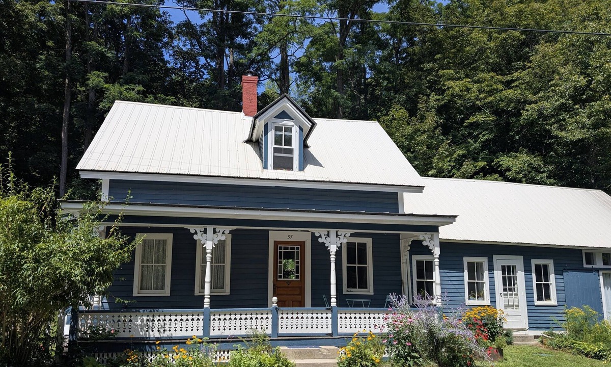 West Townshend House | Charming Historic Riverfront 3BR Farmhouse, Pet-Friendly