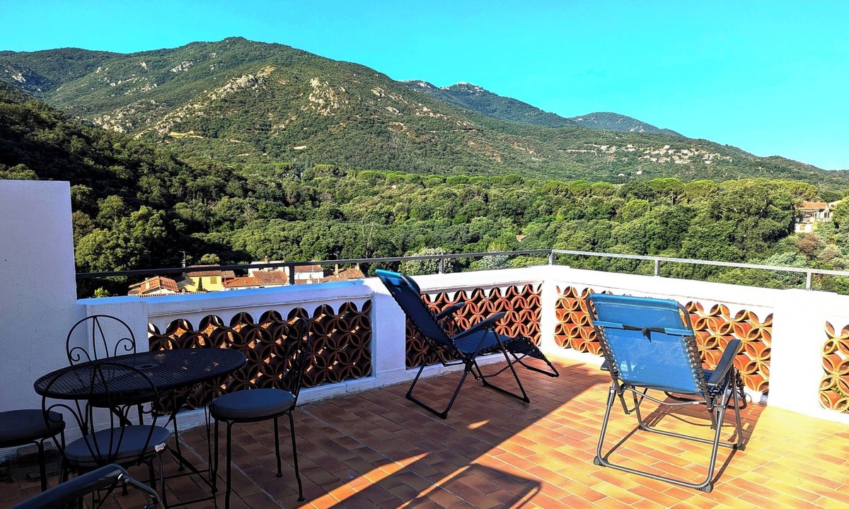 Laroque-des-Alberes House | Charming house with garden and panoramic terrace; between sea and mountains!