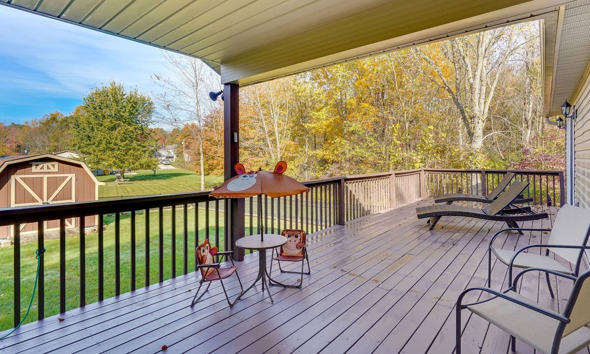 Howard Cottage | Charming Howard Getaway w/ Deck, 1 Mi to Lake!