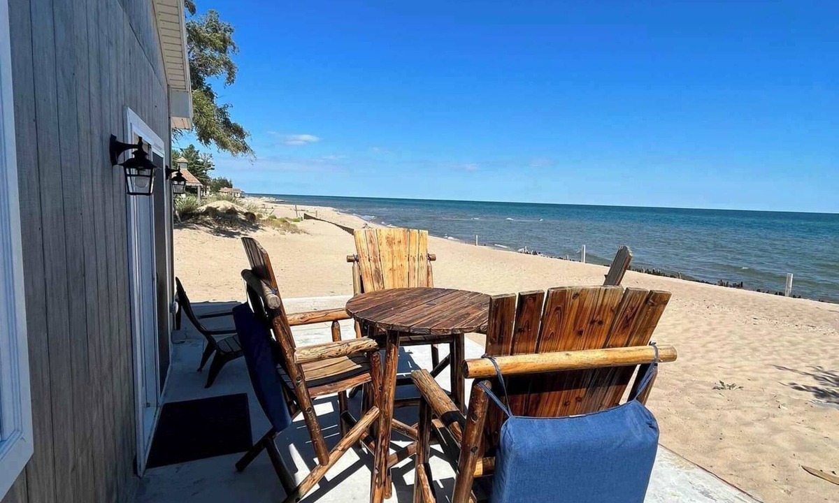 Oscoda Cabin | Charming Lake Huron Cottage | Pavilion + Firepit